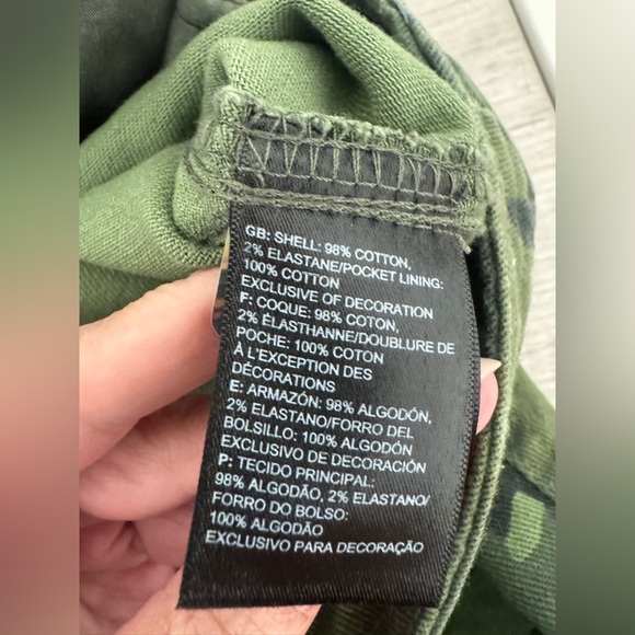 NORTH FACE PANTS HERITAGE CARGO CAMOUFLAGE ANKLE COUNTRY OUTDOOR  GORP SIZE 4 - Picture 10 of 11